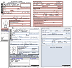 US Passport Application Form