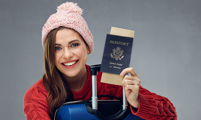 Passport check for holiday travel